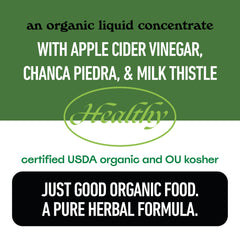 Close-up of Complete Natural Liver Complete milk thistle, chanca piedra, and dandelion ingredients for a natural liver-support blend.