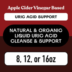 Complete Natural Products Uric Acid Complete with apple cider vinegar ingredient details for flavor.