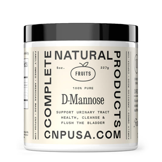 Complete Natural Products D Mannose powder jar for daily urinary support.