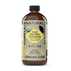 Complete Natural Products Gallbladder Complete label close-up for organic formula.