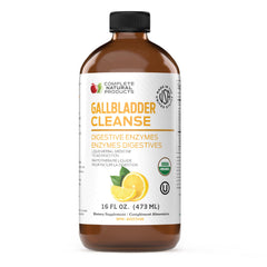 Complete Natural Products gallbladder-support liquid bottle, ideal for easy daily use.