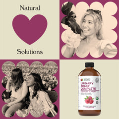 Complete Natural Products Urinary Tract Complete kosher organic certifications seal on packaging.