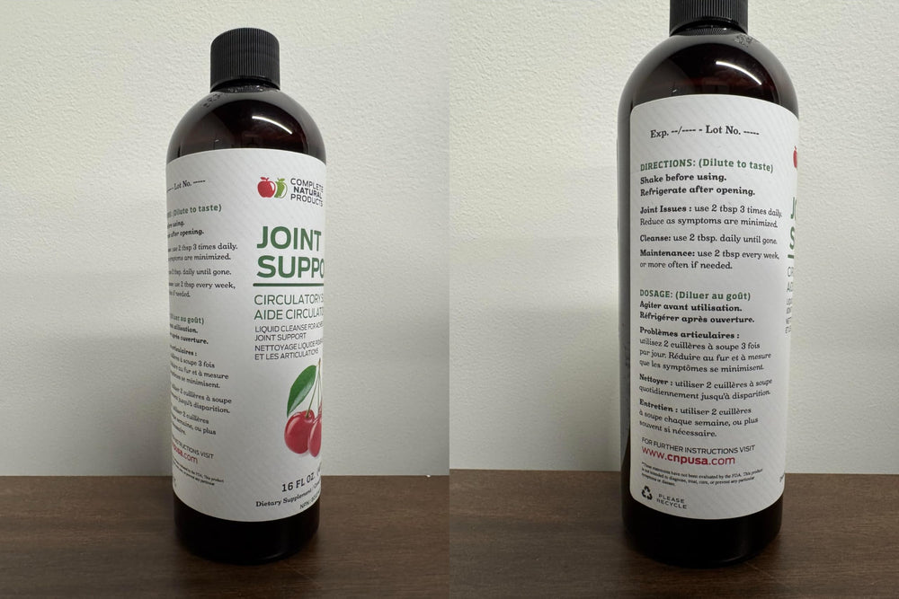 Complete Natural Products ingredients panel highlights organic components