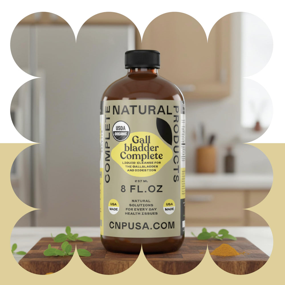 Complete Natural Products liquid concentrate with measuring dropper for easy dosing.