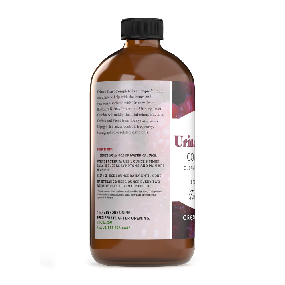 Complete Natural Products Urinary Tract Complete liquid dropper shows easy dosing and fast absorption.