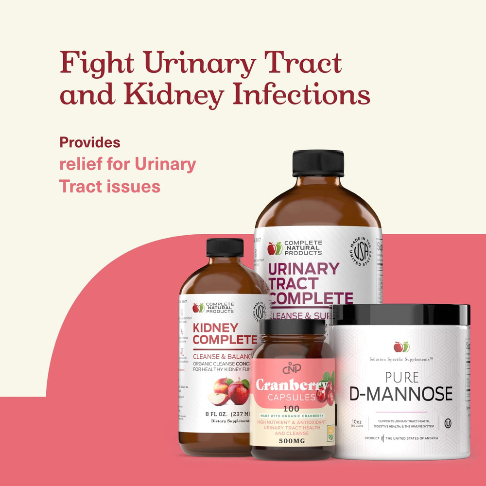 Complete Natural Urinary Tract Complete Bundle amber bottle preserves potency.