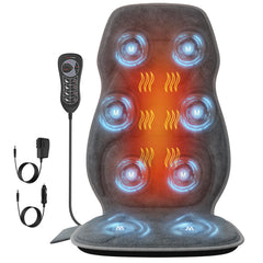 Comrelax back massager with plush cover delivers soothing home comfort.