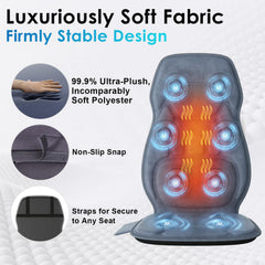 Comrelax plush fabric detail shows premium softness for long sessions.