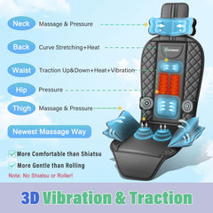 comrelax seat massager pad with vibration for office relaxation.