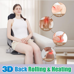 Comrelax back massager seat vibration targeting hips and thighs