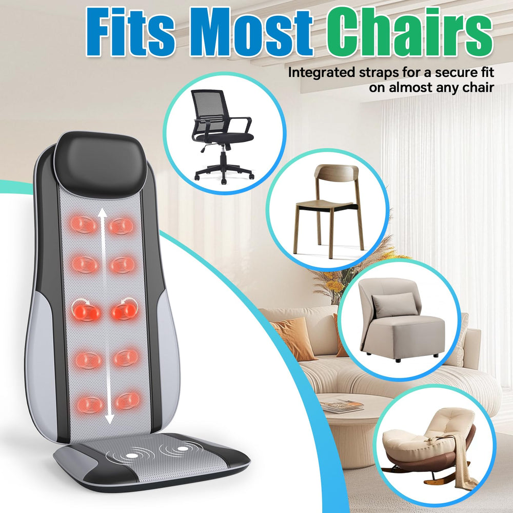 Comrelax back massager smart timer display for session control