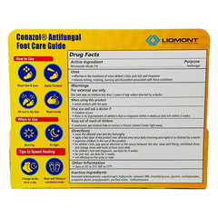 Conazol cream being applied by hand, easy daily use.