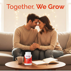 Lifestyle scene of a man taking Motility Support as part of routine