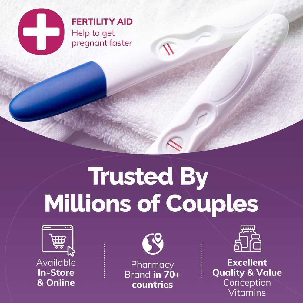 Gluten-free vegan CONCEIVE PLUS preconception vitamins for plant-based nutrition