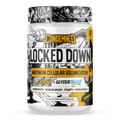 CONDEMNED Labz Locked Down bottle front view emphasizing hydration and energy