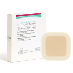 ConvaTec DuoDERM Control 4x4 dressing in sterile packaging ready for application