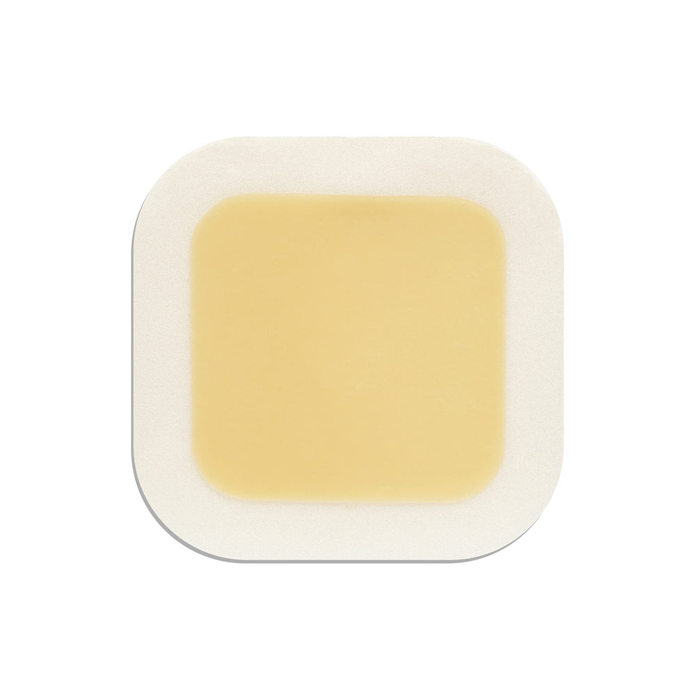 ConvaTec DuoDERM Control 4x4 square dressing provides wide border coverage
