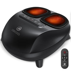 CooCoCo foot massager with remote control for effortless chair-side relaxation.