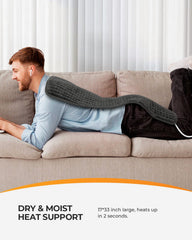 CooCoCo heating pad with adjustable settings and timer for customized comfort