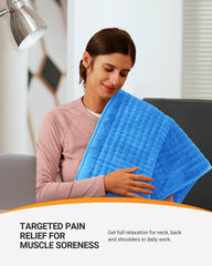 CooCoCo heating pad with adjustable heat settings for customized warmth.