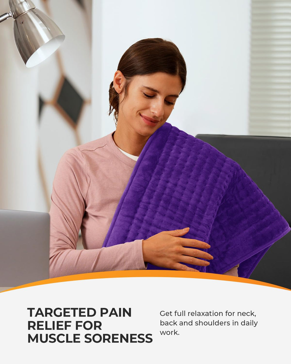 CooCoCo machine-washable heating pad for easy cleaning after use.