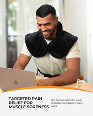 CooCoCo soft flannel fabric provides gentle touch during heat therapy.