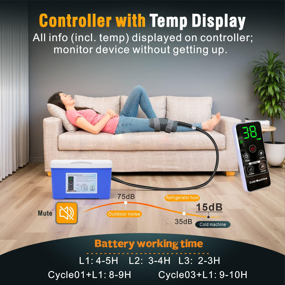 Cooler-TYU 8-quart reservoir demonstrates ample capacity for long sessions