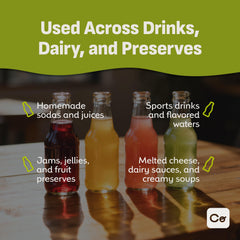 Coolinario Potassium Citrate Powder jams preserves color and gel strength.