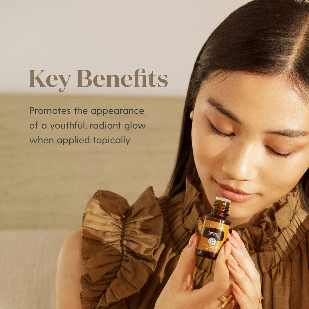 Copaiba oil topical application for soothing massage