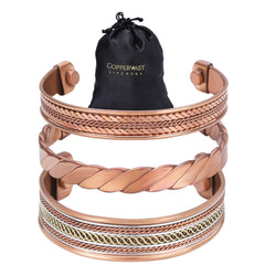 Coppervast braided-bracelets on wrist, timeless style and durable craftsmanship.