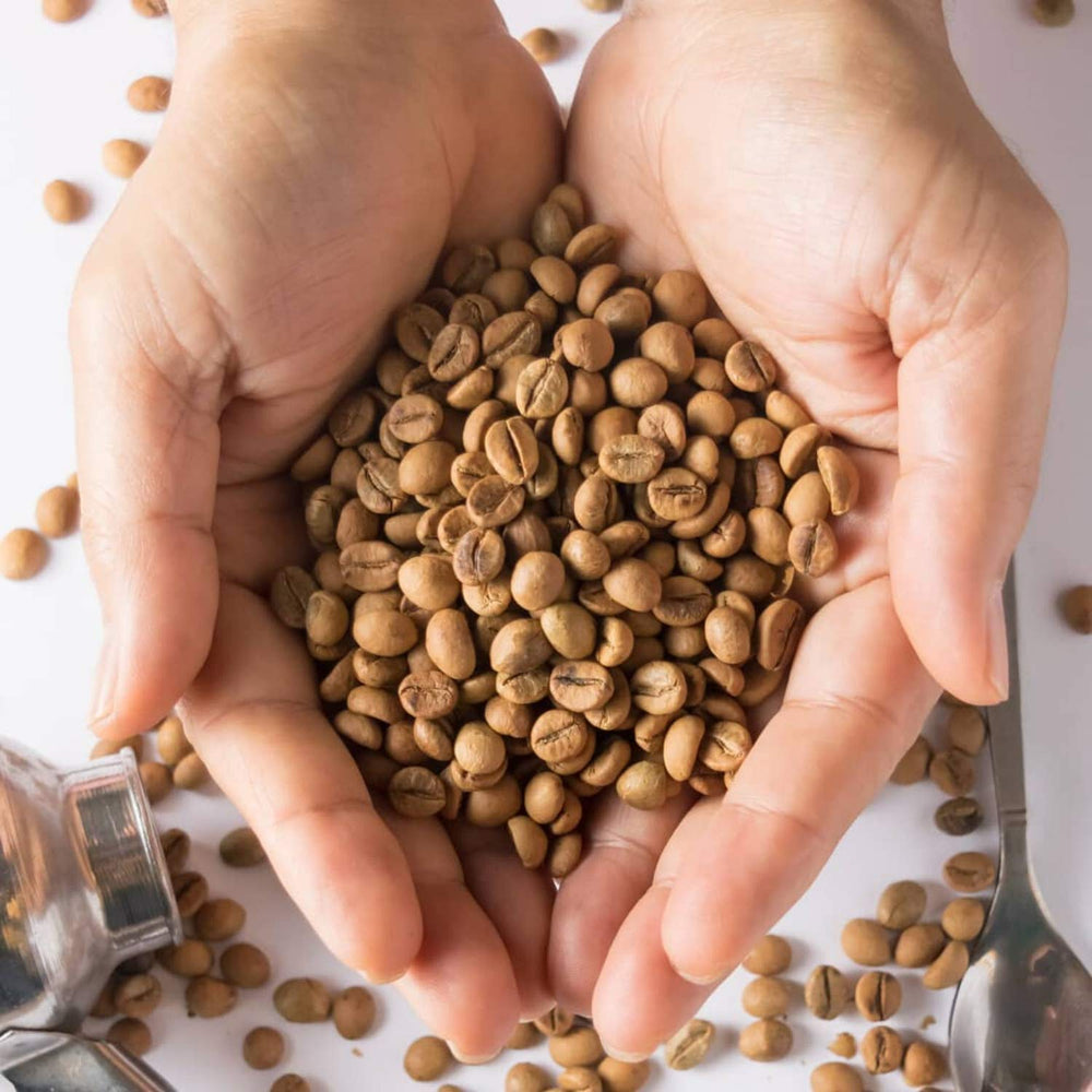 Cor-Vital Gerson-approved therapy roast enema coffee on spa-like setting.