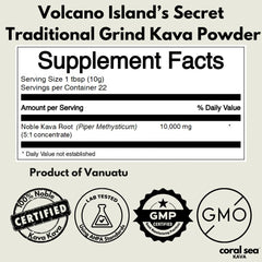 Certificates show cGMP and FSVP compliance for Coral Sea Kava.