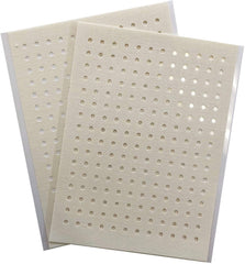 Close-up of Coralite capsaicin heat patch application on skin