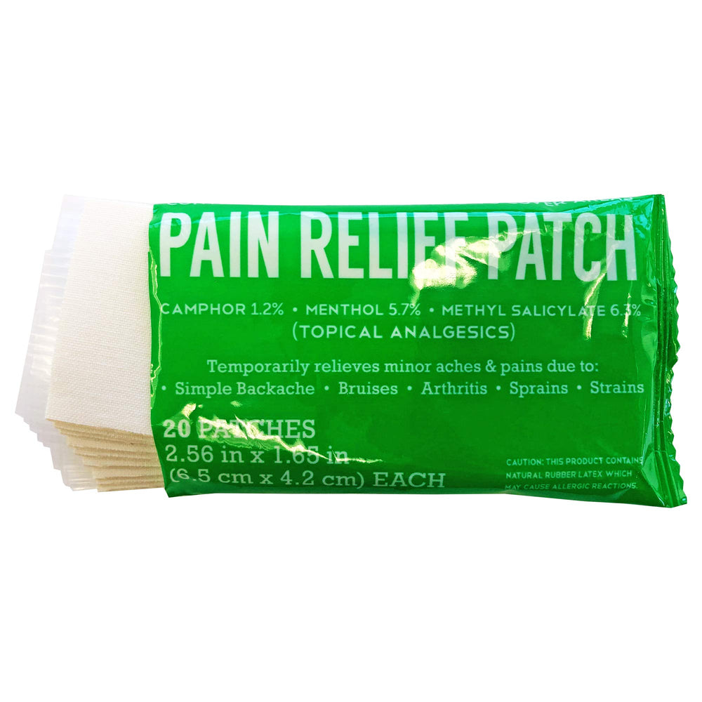 Coralite compact pain patch demonstrates skin-friendly coverage for small areas