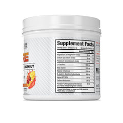 Powder mixed in a glass from Core Nutritionals Essential Pre Workout for hydration and focus.