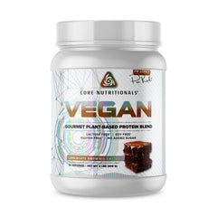 Core Nutritionals Vegan Gourmet Protein bottle pour for a quick post-workout shake