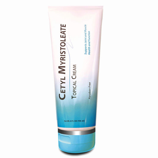 CoreCeutimin Cetyl Myristoleate Cream bottle labeled for joint comfort.