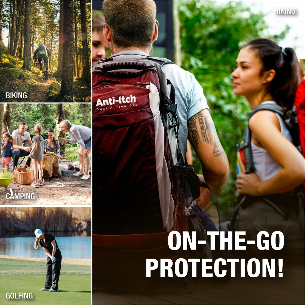 CoreTex travel-pack gel packets displayed for outdoor use.