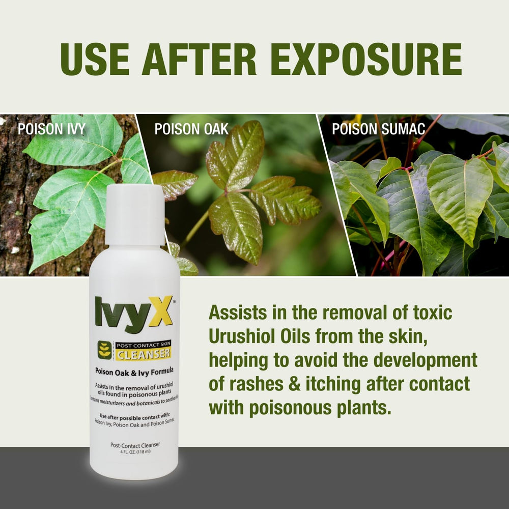 CoreTex Ivy X lotion application demonstrates quick, non-greasy soothing for skin.
