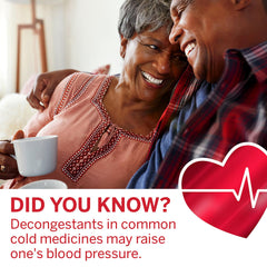 Coricidin HBP chest congestion illustration suggesting easier breathing.