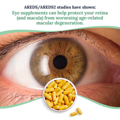 CorneaCare dose-ready image suggests a simple two-tablet daily routine.