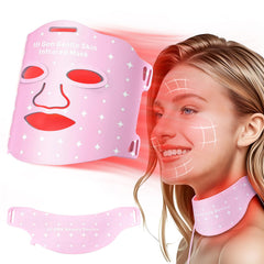 Coroever red light mask worn on the face for gentle rejuvenation