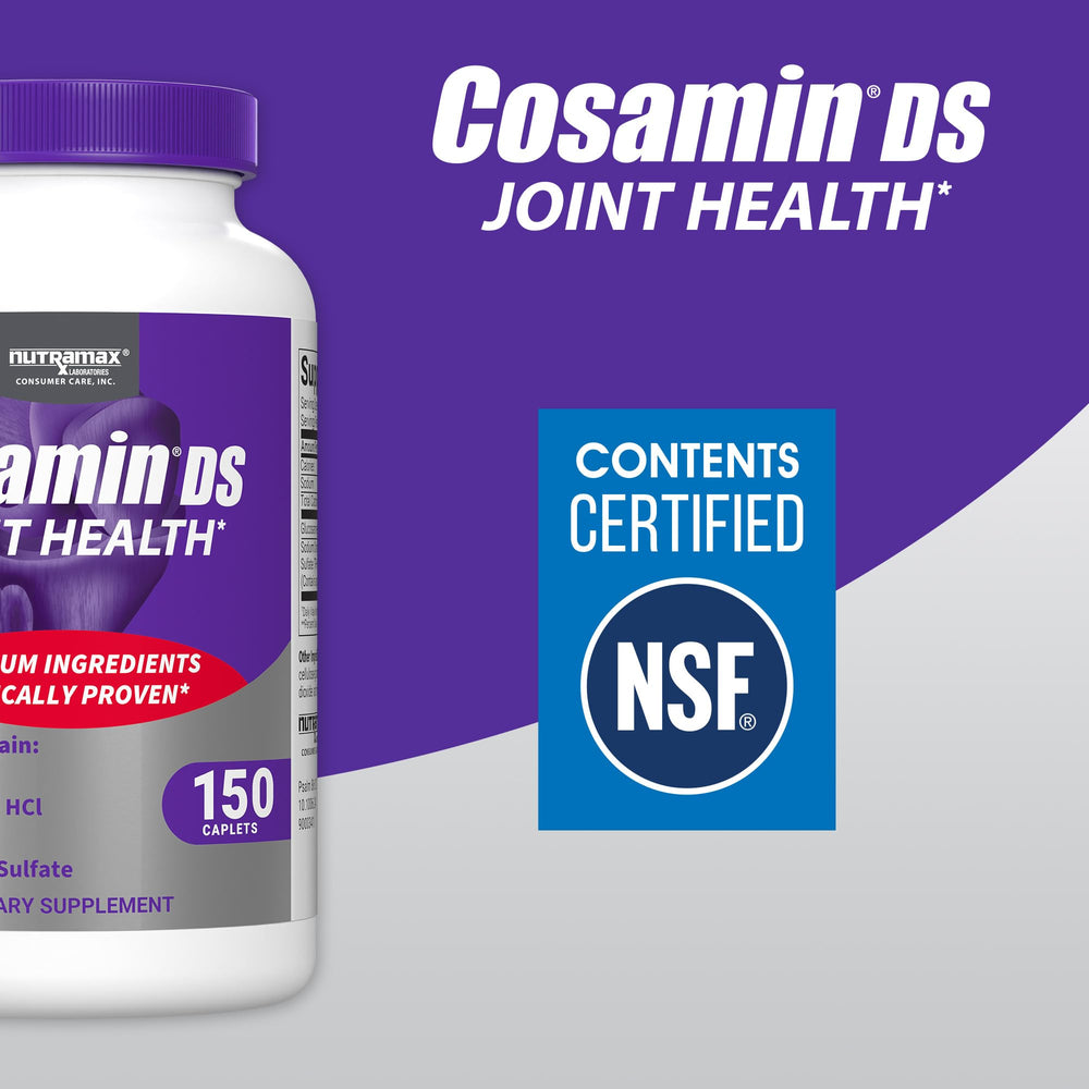 Lifestyle shot of adults taking Cosamin DS as part of a daily routine