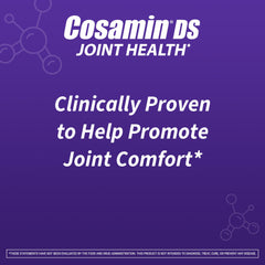 Cosamin DS label highlights key ingredients and their amounts for potential joint care