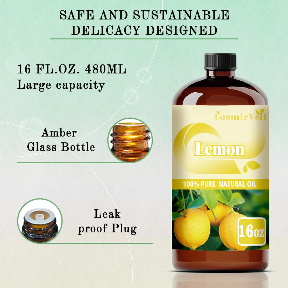 CosmicVeil Lemon oil gift box packaging makes a thoughtful present.
