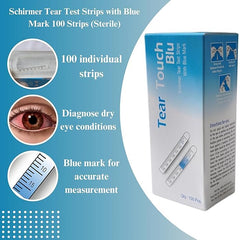 Cosmid Tear Touch Blu 200-strip packaging for clinical testing