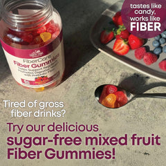 Country Farms gummies poured into a dish for an easy daily serving