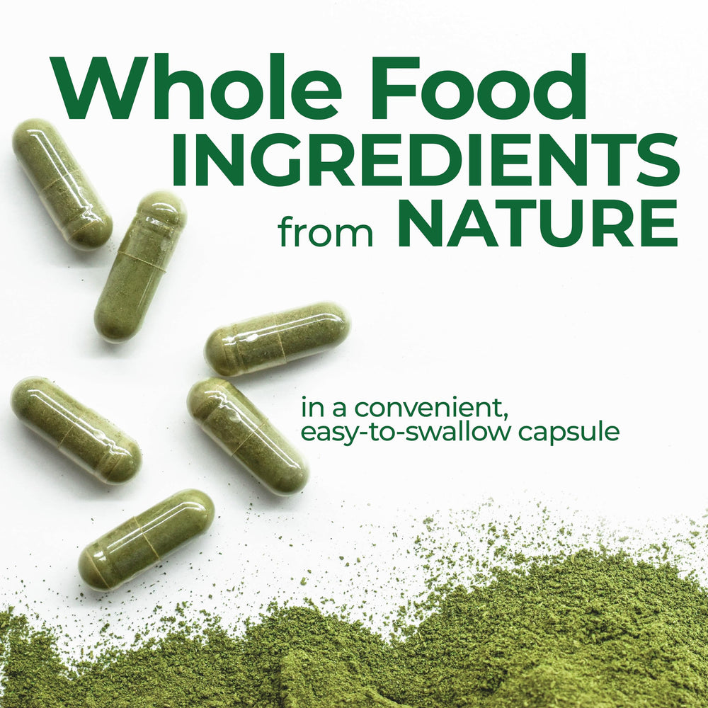 Country Farms VegiCaps serving idea shows easy daily greens with meals.