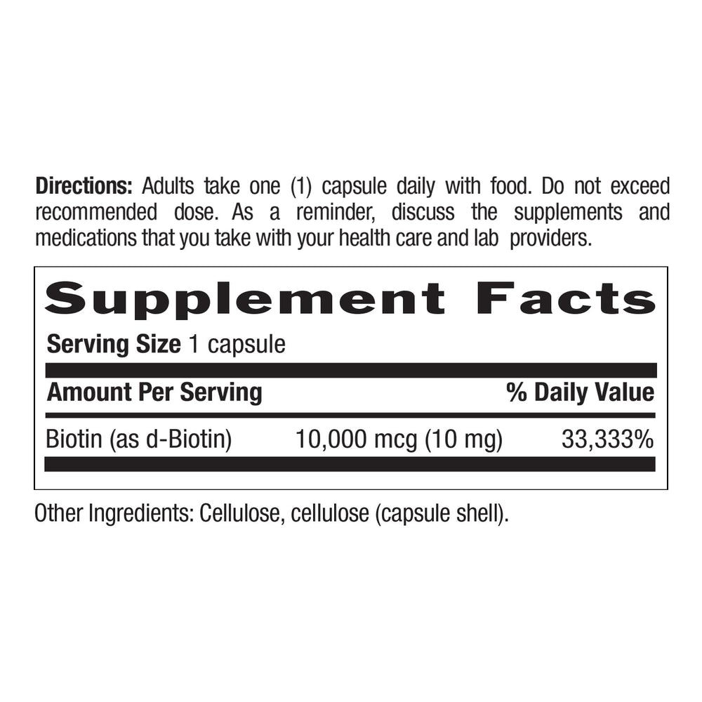 Country Life biotin keratin support image highlights hair, skin and nails benefits