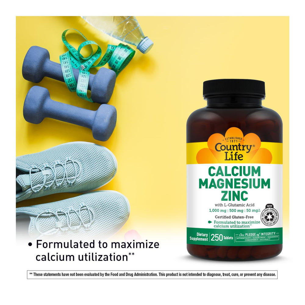 Country Life gluten-free label emphasizes allergy-friendly dietary supplement